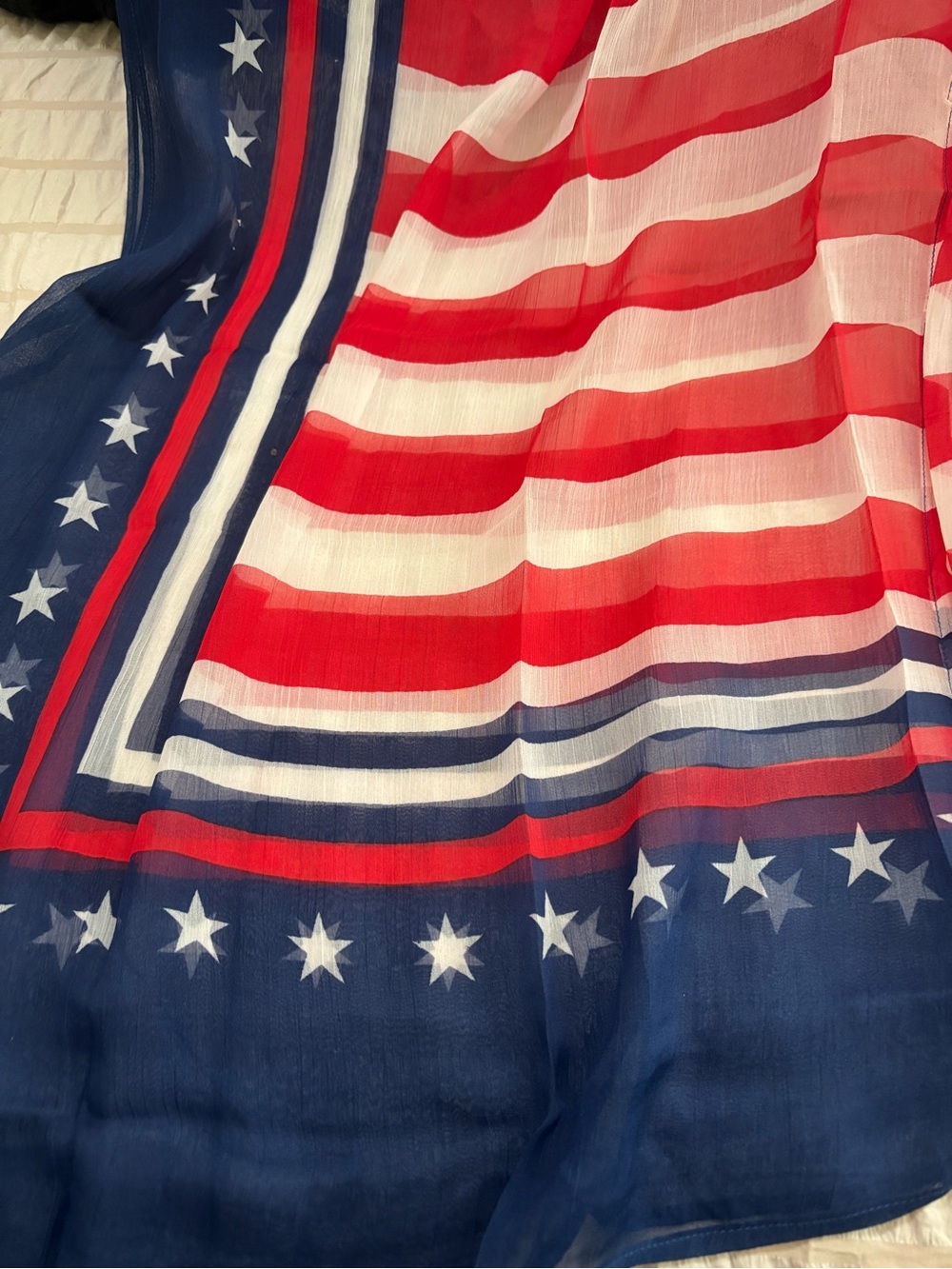 🌴🌴🌴Raj Blue & White Star Print Kimono - Picture 5 of 5